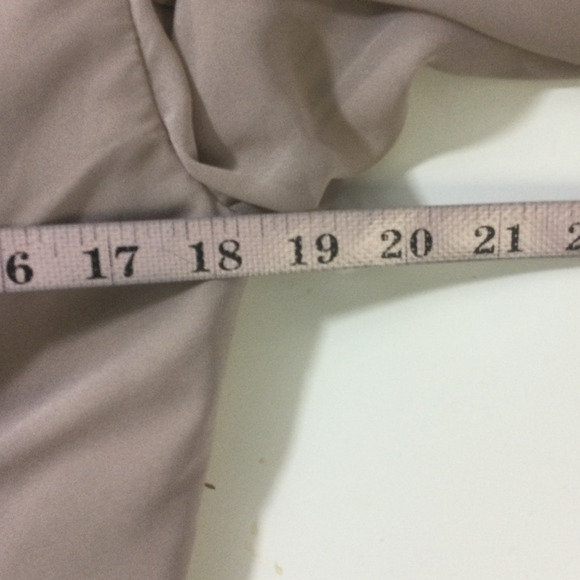 AW BRIDAL 10 L pink dusty rose Adelle chiffon bridesmaid maxi dress NEW B102 - Picture 6 of 8